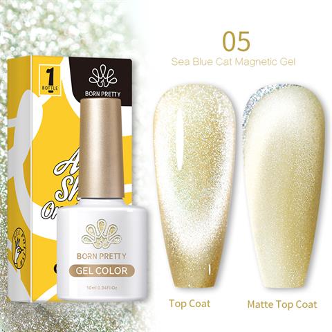Born Pretty 10 ml Sea Blue Kedi gözü oje SB-05 (56466)