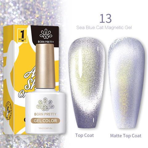 Born Pretty 10 ml Sea Blue Kedi gözü oje SB-13 (56466)