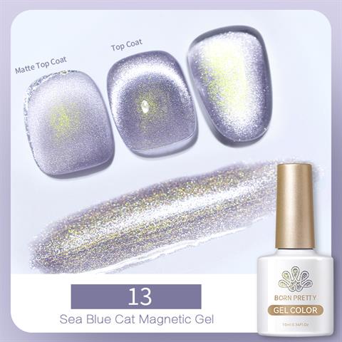 Born Pretty 10 ml Sea Blue Kedi gözü oje SB-13 (56466)