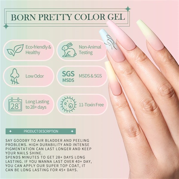 BORN PRETTY 10 ml SILKY WHITE Serisi Kalıcı oje CG060 (55845)