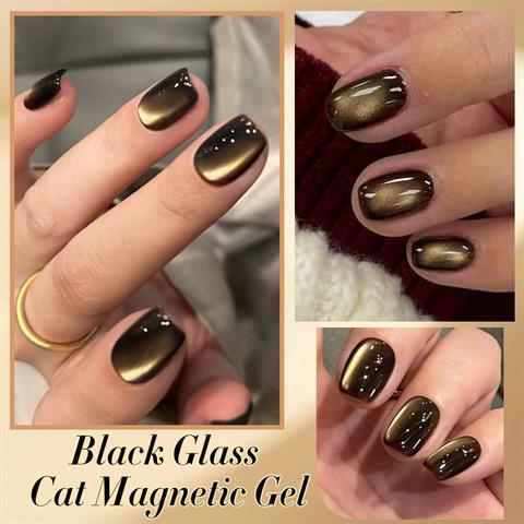 BORN PRETTY 10ml Black Water Light Kedi Gözü Kalıcı Oje BGC02 (60419)