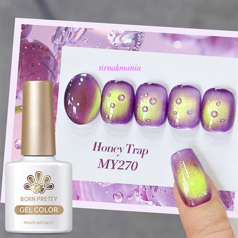 BORN PRETTY 10ml Fruit Colored Kedi Gözü Kalıcı oje MY270 Honey Trap (61262)