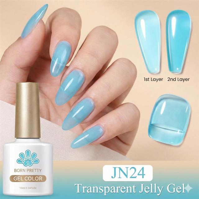 BORN PRETTY 10ml Jelly Nude Seri Kalıcı Oje JN24 (56347)