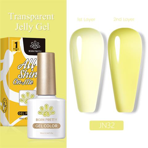 BORN PRETTY 10ml Jelly Nude Seri Kalıcı Oje JN32 (56347)
