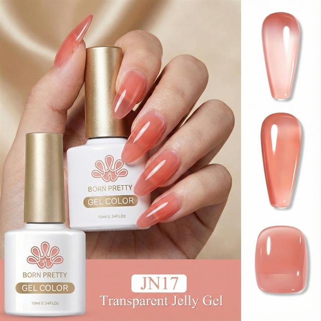 BORN PRETTY 10ml Jelly Nude Seri Kalıcı Oje JN17 (56347)
