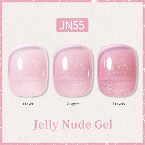 BORN PRETTY 10ml Jelly Nude Seri Kalıcı Oje JN55 (57851-5)