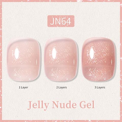 BORN PRETTY 10ml Jelly Nude Seri Kalıcı Oje JN64 (57851-14)