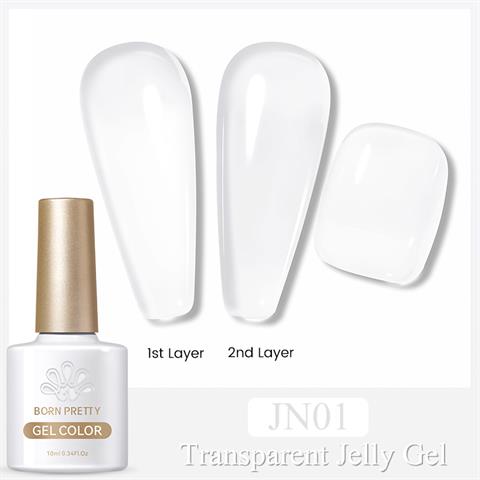 BORN PRETTY 10ml Jelly Nude Seri Kalıcı Oje JN01 (56347)