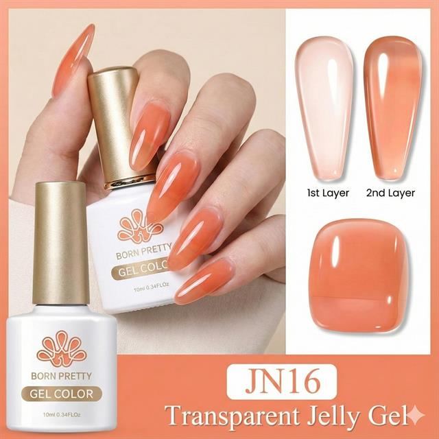 BORN PRETTY 10ml Jelly Nude Seri Kalıcı Oje JN16 (56347)