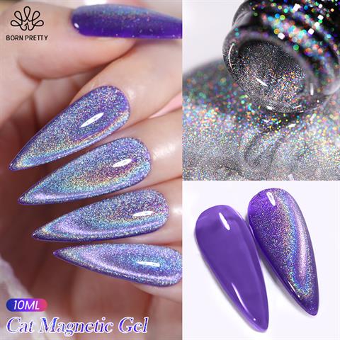BORN PRETTY 10ml Omnipotent Laser Holo Cat Magnetic Gel 56383 MY110