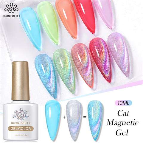 BORN PRETTY 10ml Omnipotent Laser Holo Cat Magnetic Gel 56383 MY110