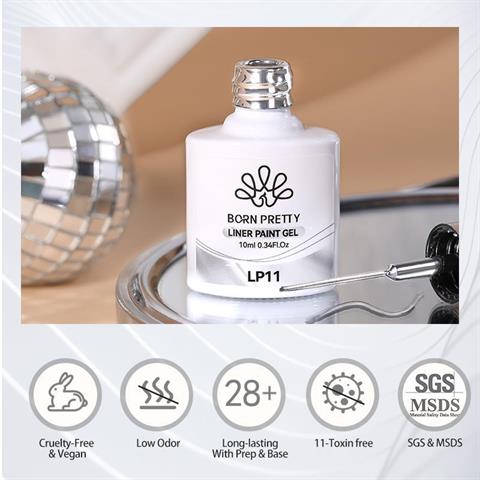 BORN PRETTY 10ml Nail Art Painting Çizim Jeli LP03 (57196)
