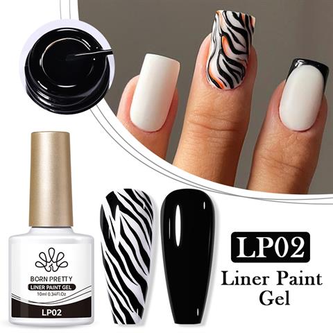 BORN PRETTY 10ml Nail Art Painting Çizim Jeli LP02 (57196)