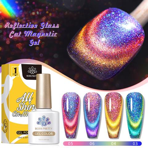 BORN PRETTY 10ml Reflective Kedi gözü jel Renk:02 (57332)