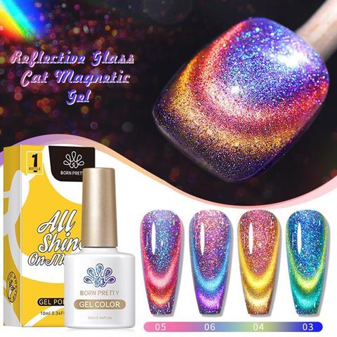 BORN PRETTY 10ml Reflective Kedi gözü jel Renk:04 (57332)