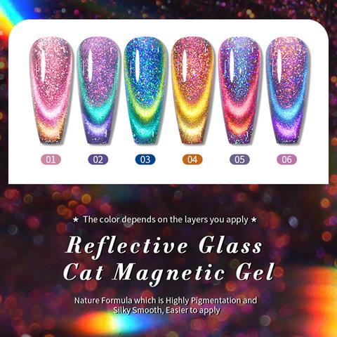 BORN PRETTY 10ml Reflective Kedi gözü jel Renk:01 (57332)
