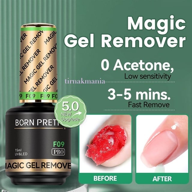 Born Pretty 15 ml oje-jel sökücü F09 (Gel Remover) 61795-9
