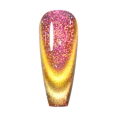 BORN PRETTY 15ml Hema Free Rainbow Reflective Kedi Gözü Kalıcı oje T004 (58695)