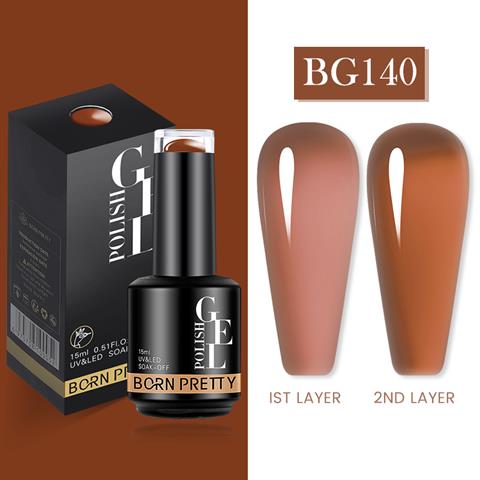 BORN PRETTY 15ml Semi Permanent Vitray Kalıcı oje BG140 (56759)