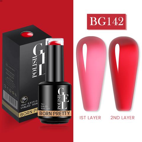 BORN PRETTY 15ml Semi Permanent Vitray Kalıcı oje BG142 (56759)