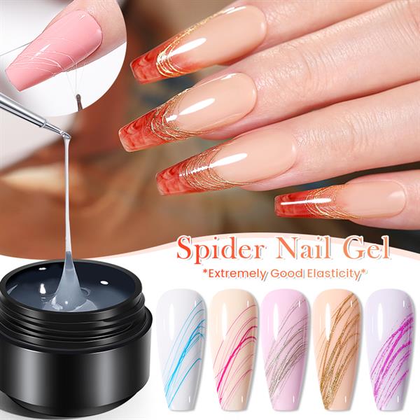 BORN PRETTY 15ml Yarı-katı Şeffaf Spider Nail Gel (55878)