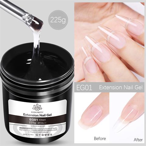 BORN PRETTY 225g Extension Nail Gel EG-01 Şeffaf (56481-01)