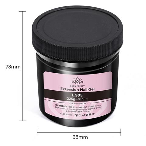 BORN PRETTY 225g Extension Nail Gel EG-02 Milky White (56481-02)