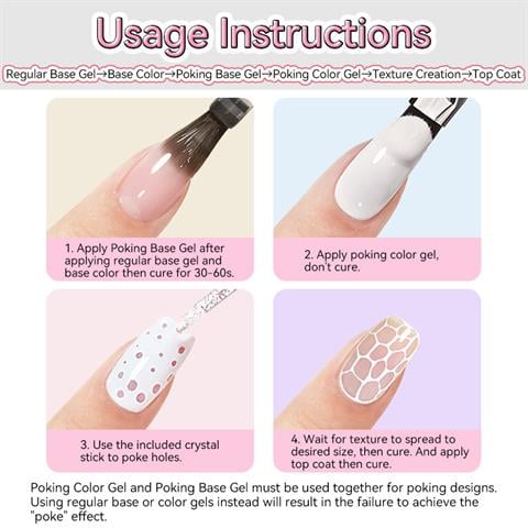 Born Pretty 5 ml Poke Jel (Beyaz) 62279
