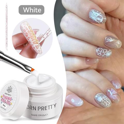 Born Pretty 5 ml Poke Jel (Beyaz) 62279