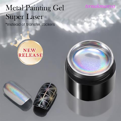 BORN PRETTY 5ml Super Laser Metallic Ayna efekt çizim jeli (58821)