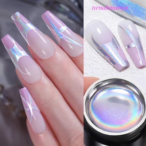 BORN PRETTY 5ml Super Laser Metallic Ayna efekt çizim jeli (58821)