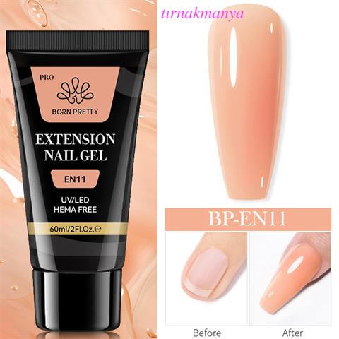 Born Pretty 60 ML Hema Free Tırnak Uzatma Poly Jel EN11 (59081)