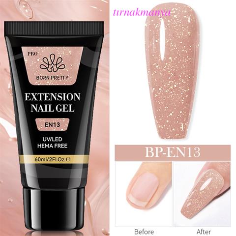 Born Pretty 60 ML Hema Free Tırnak Uzatma Poly Jel EN13 (59081)