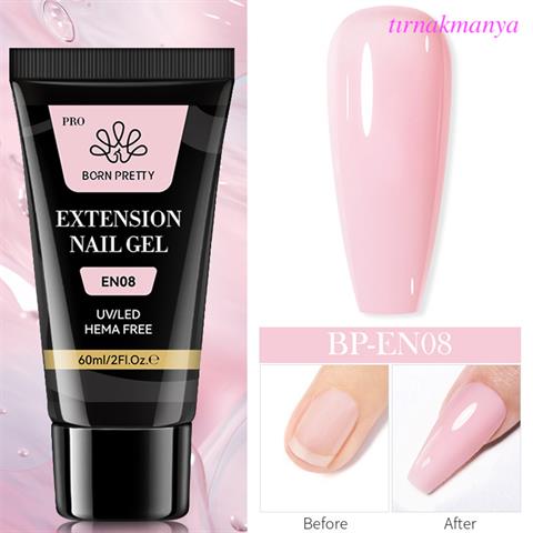 Born Pretty 60 ML Hema Free Tırnak Uzatma Poly Jel EN08 (59081)