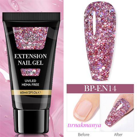 Born Pretty 60 ML Hema Free Tırnak Uzatma Poly Jel EN14 (59081)