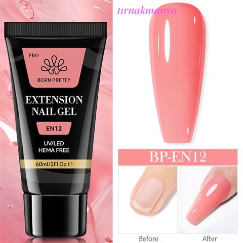 Born Pretty 60 ML Hema Free Tırnak Uzatma Poly Jel EN12 (59081)