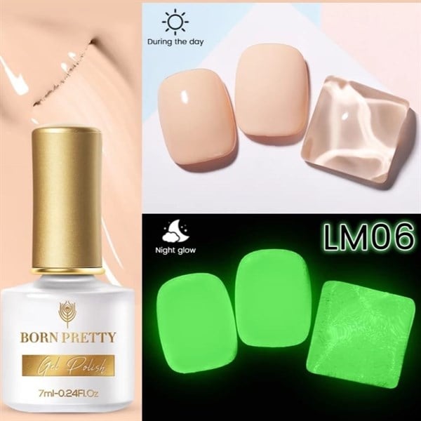 Born Pretty 7 ml Fosforlu Macaron Oje LM06