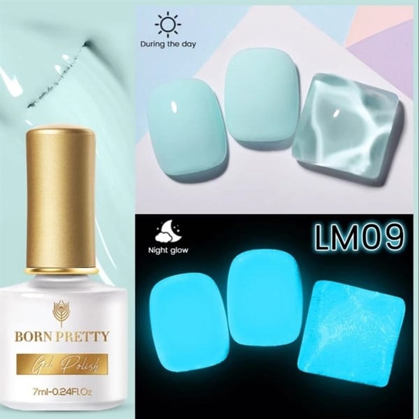 Born Pretty 7 ml Fosforlu Macaron Oje LM09