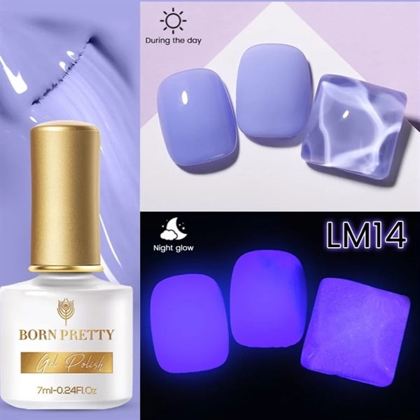 Born Pretty 7 ml Fosforlu Macaron Oje LM14