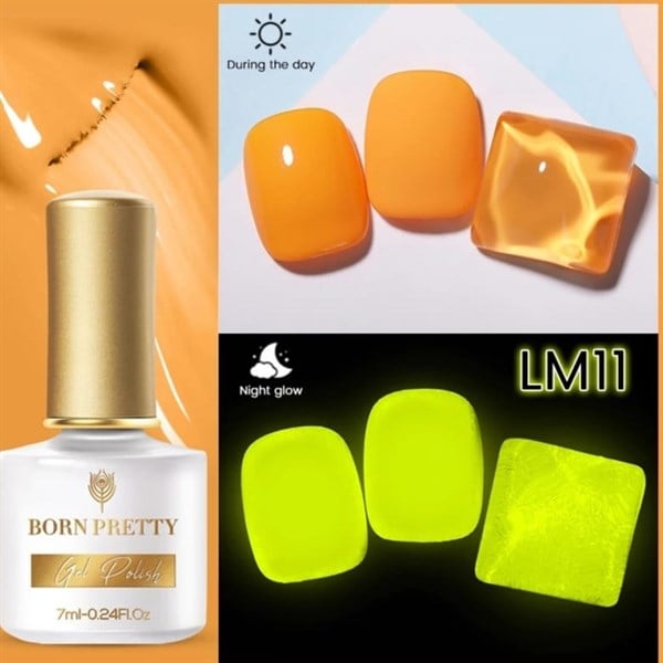 Born Pretty 7 ml Fosforlu Macaron Oje LM11