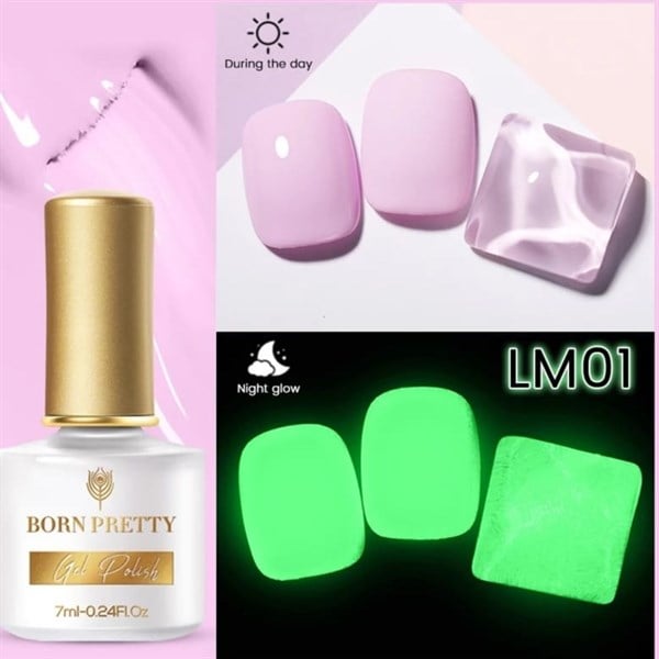 Born Pretty 7 ml Fosforlu Macaron Oje LM01