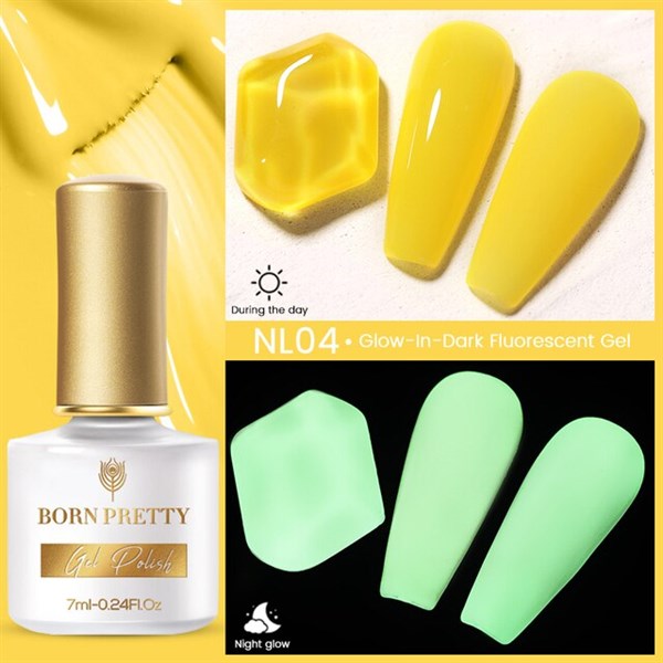 Born Pretty 7ml Fosforlu-Neon kalıcı oje BP-NL04 (54155-4)