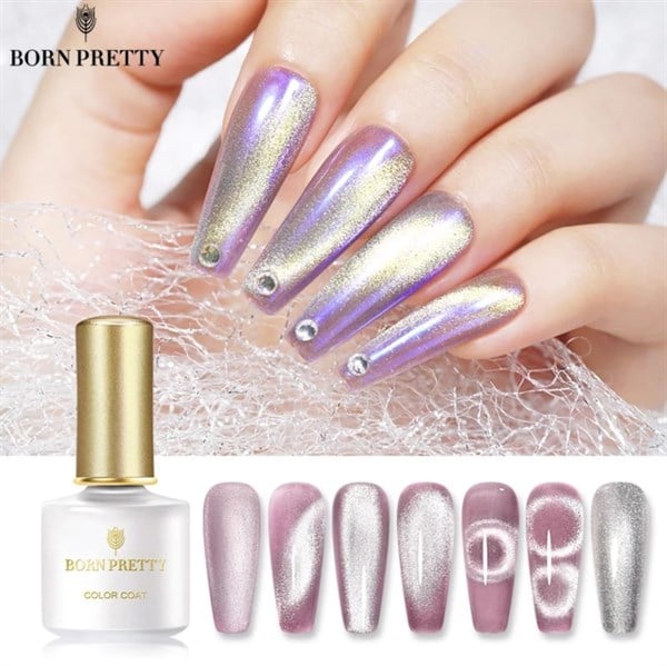Born Pretty 9D Snowlight Kedi Gözü oje Silver (49772)