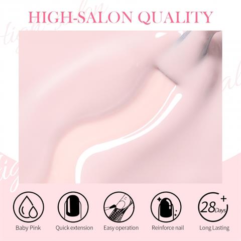 Born Pretty Builder jel set 15 ML 5in1 BABY PINK (56004-1)
