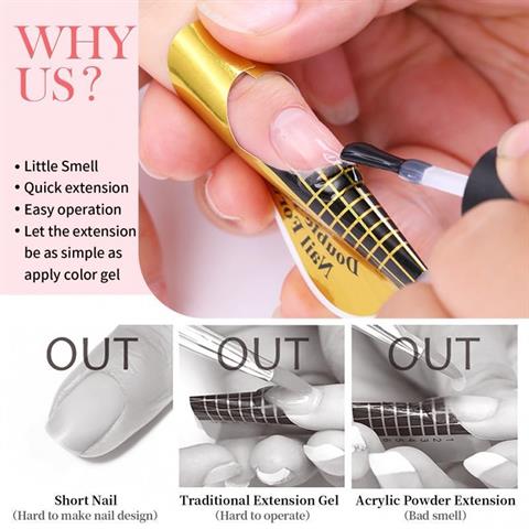 Born Pretty Builder jel set 15 ML 5in1 CLEAR (56004-3)