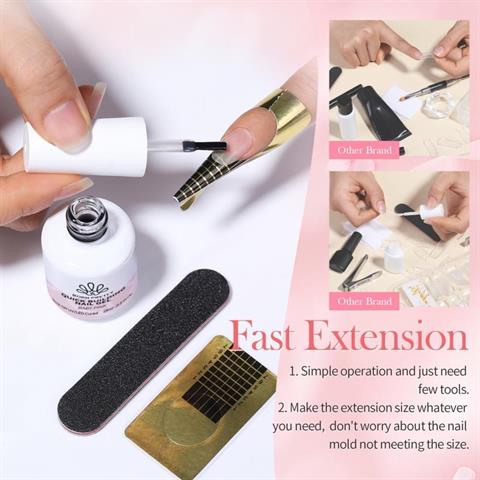 Born Pretty Builder jel set 15 ML 5in1 CLEAR (56004-3)