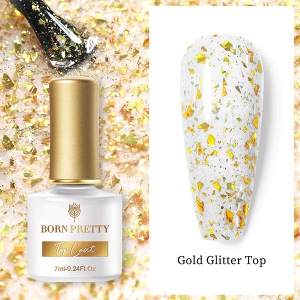 Born Pretty Glitter Gold Top Kat (53887-2)