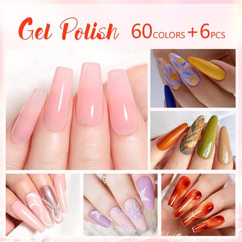 Born Pretty Kalıcı oje seti (66 adet) 57355-1