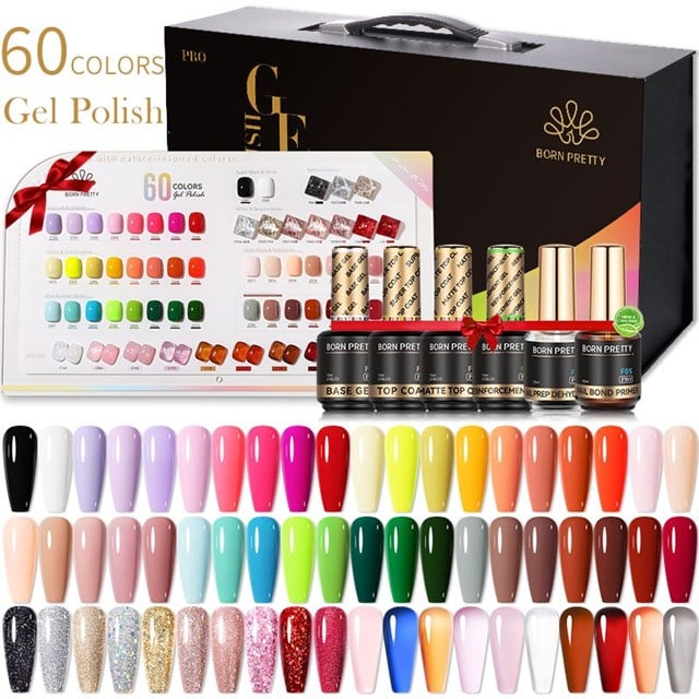 Born Pretty Kalıcı oje seti (66 adet) 60165