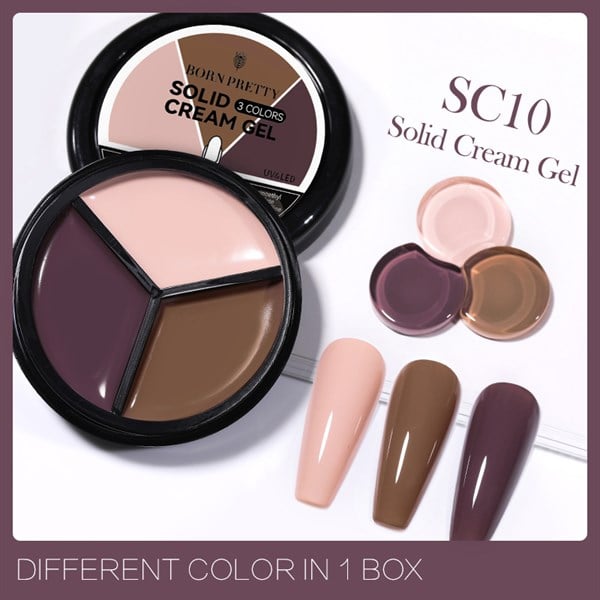 Born Pretty Kalıcı Puding (Solid) oje SC10